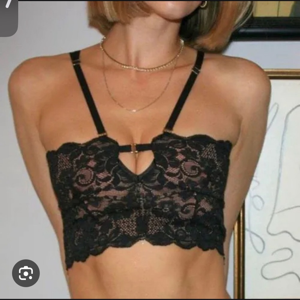 We Are Hah Women’s Intimates Black Top 2 Bottom Cami  Size XS NWT